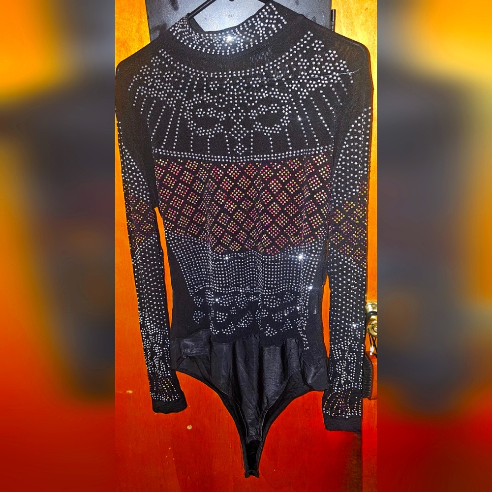 NWT Sequin bodysuit